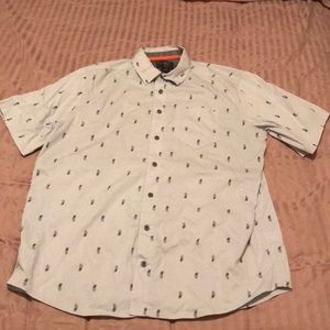 Pineapple button down shirt